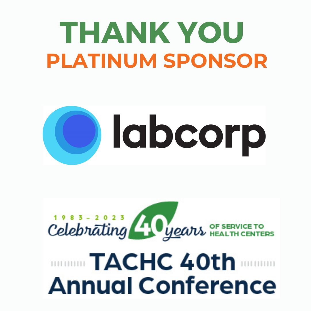 TexasCHCs's tweet image. Exciting news! We&apos;re gearing up for the TACHC 40th Annual Conference starting this Sunday. We owe a huge thanks to our incredible sponsors for making this event possible. Your support means the world to us! 🌟🙌 #TACHC23 #EquityAccessQuality #ConferenceCountdown