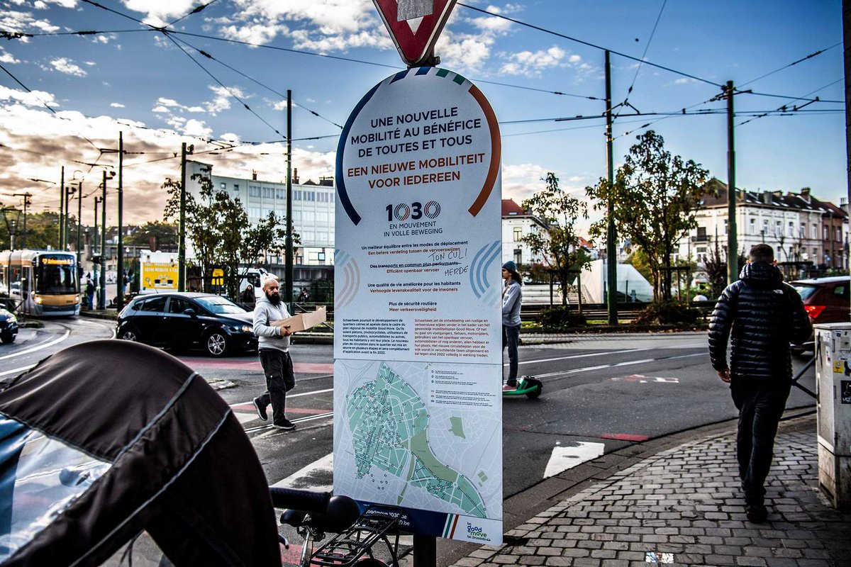Clerfayt stelt Good Move Berenkuil uit tot na de verkiezingen : bruzz.be/mobiliteit/cle…