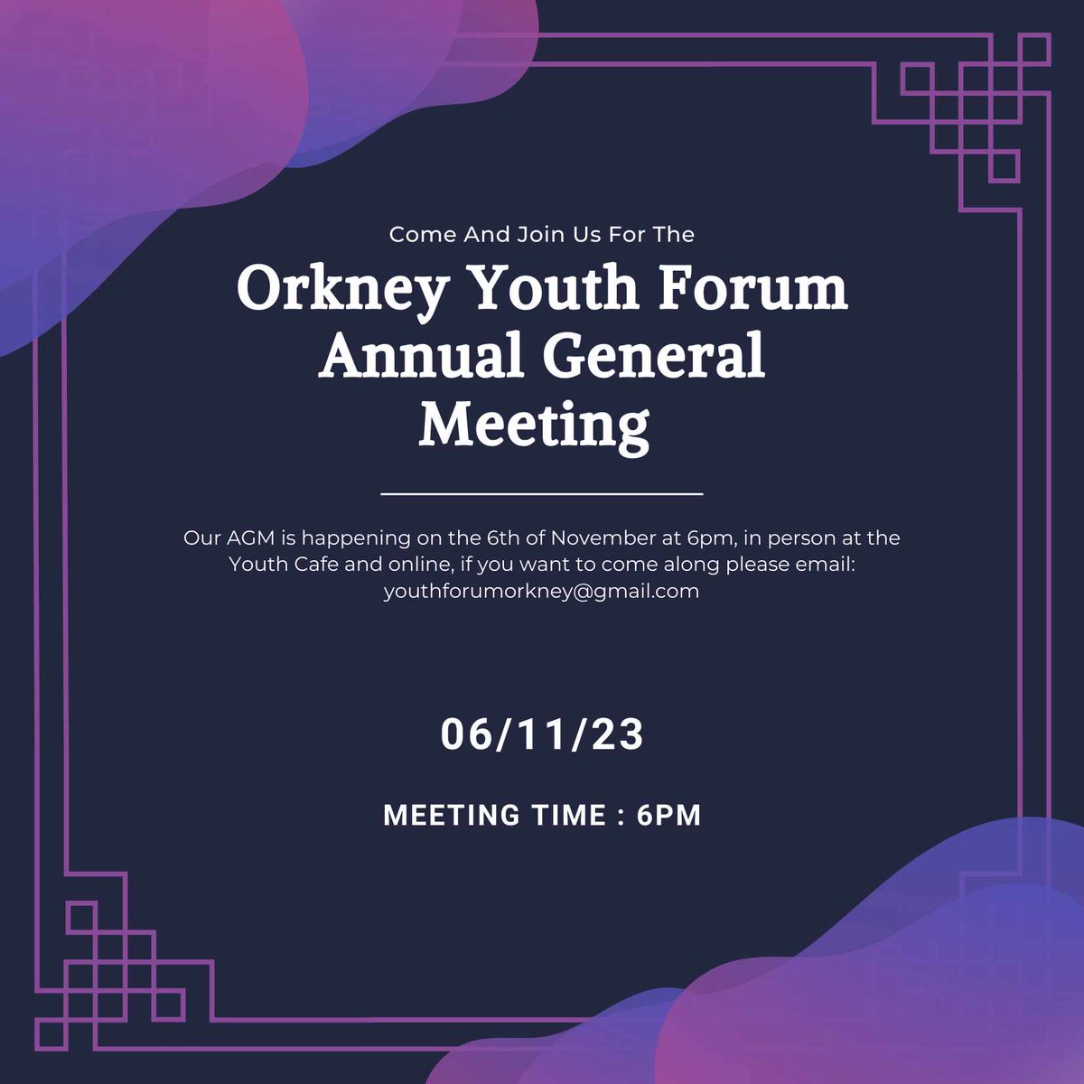 Orkney Youth Forum tweet media