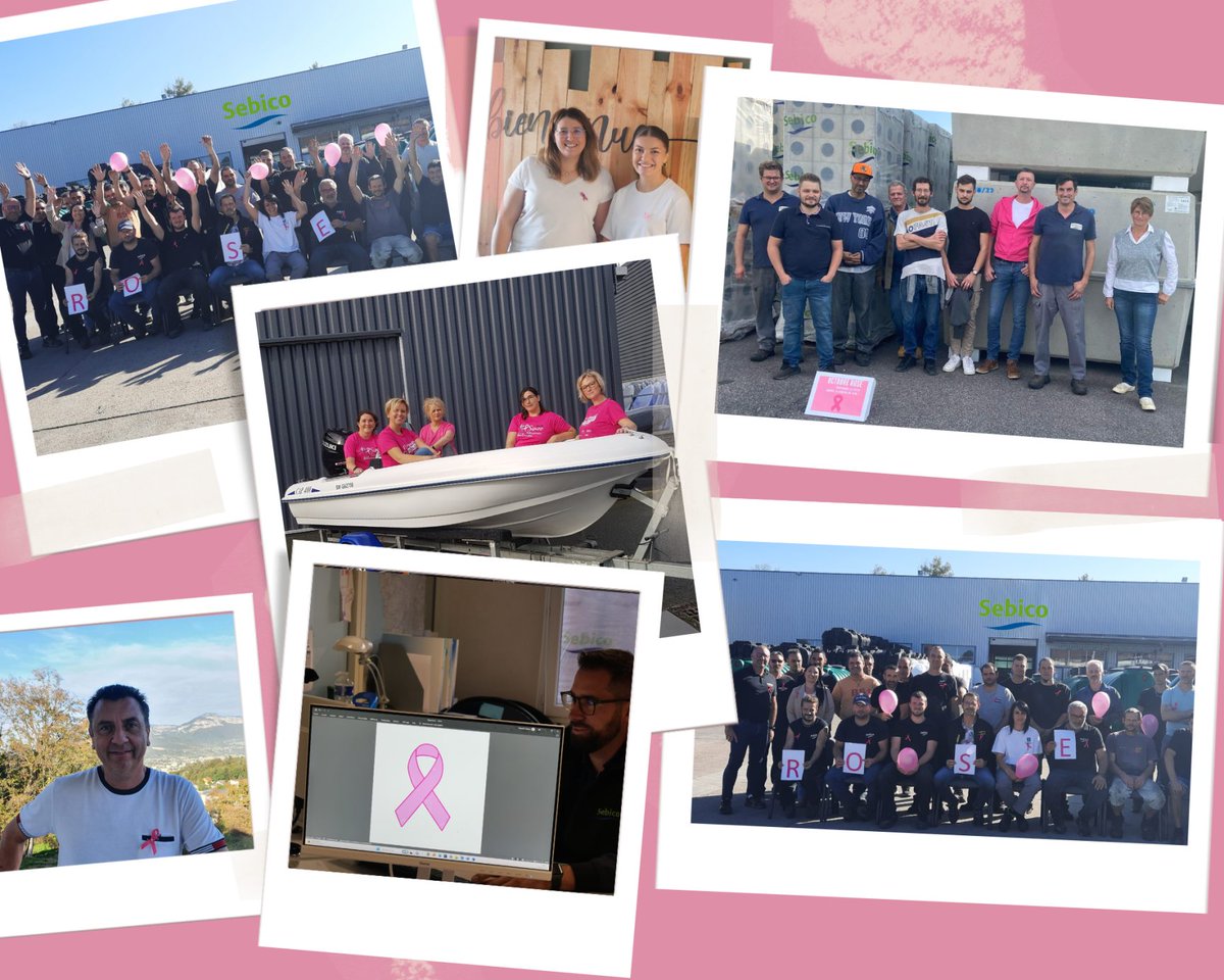 🎀En cette fin d'Octobre Rose, nous sommes fiers de partager ces #portraits de notre #équipe #Sebico. 
#Ensemble, nous continuons à #soutenir cette #cause importante. 💖💪 #OctobreRose #EnsemblePourLaCause #SoutienAuCancerDuSein #Fierté

👉 ligue-cancer.net/octobre-rose