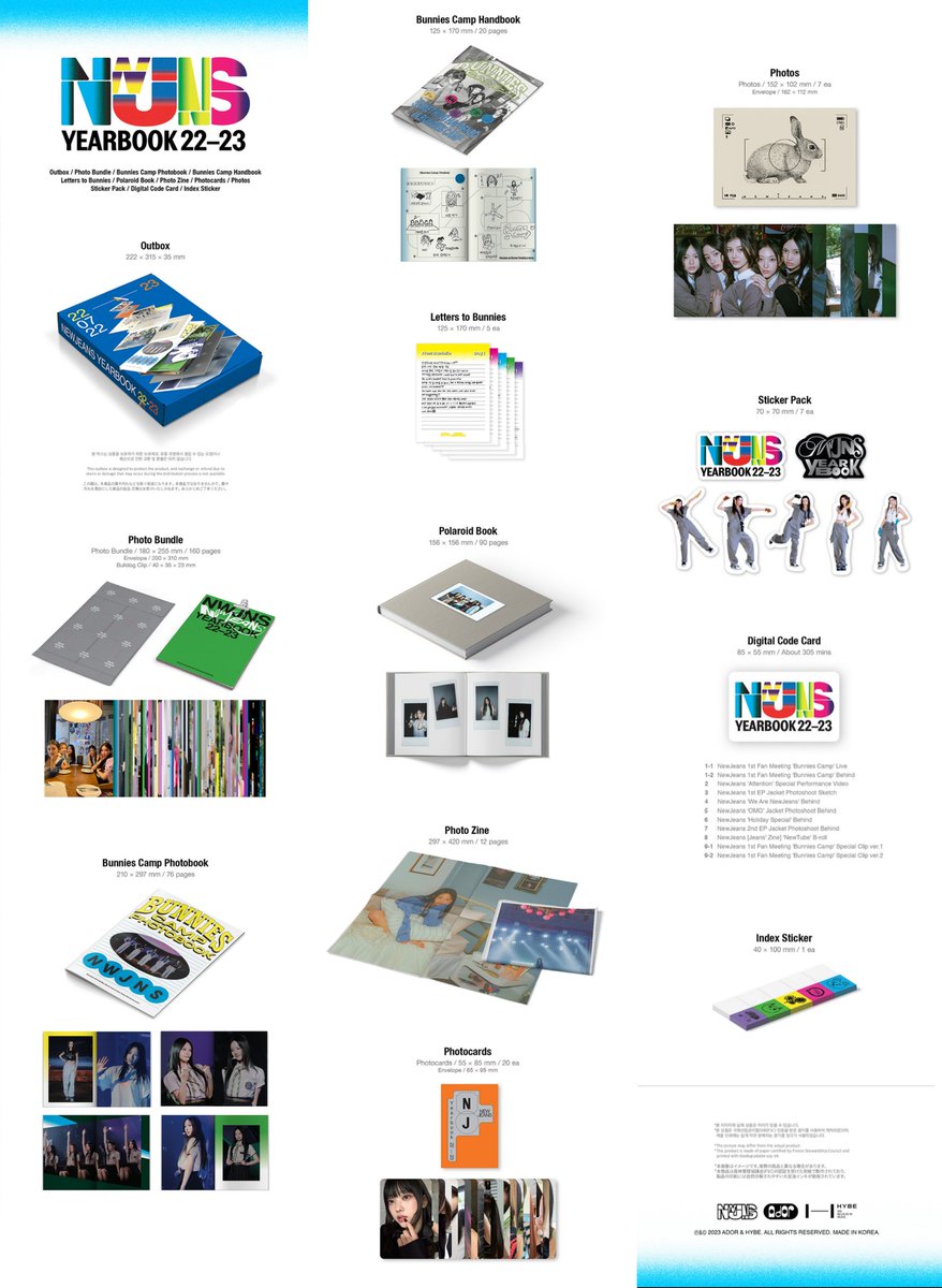 NewjeansGS's tweet photo. [🇮🇩 SHARING PO]
Newjeans Yearbook 22-23 📚

❣️ Harga ada di gambar
  ⤷ DM for order 🛒

✅️Est. Bersih INA (1.5kg)
🏡 Bekasi
📆 TBA
#NGSPO pc minji hanni dani haerin hyein member set pb outbox pola book https://t.co/dB8SfYTfOK