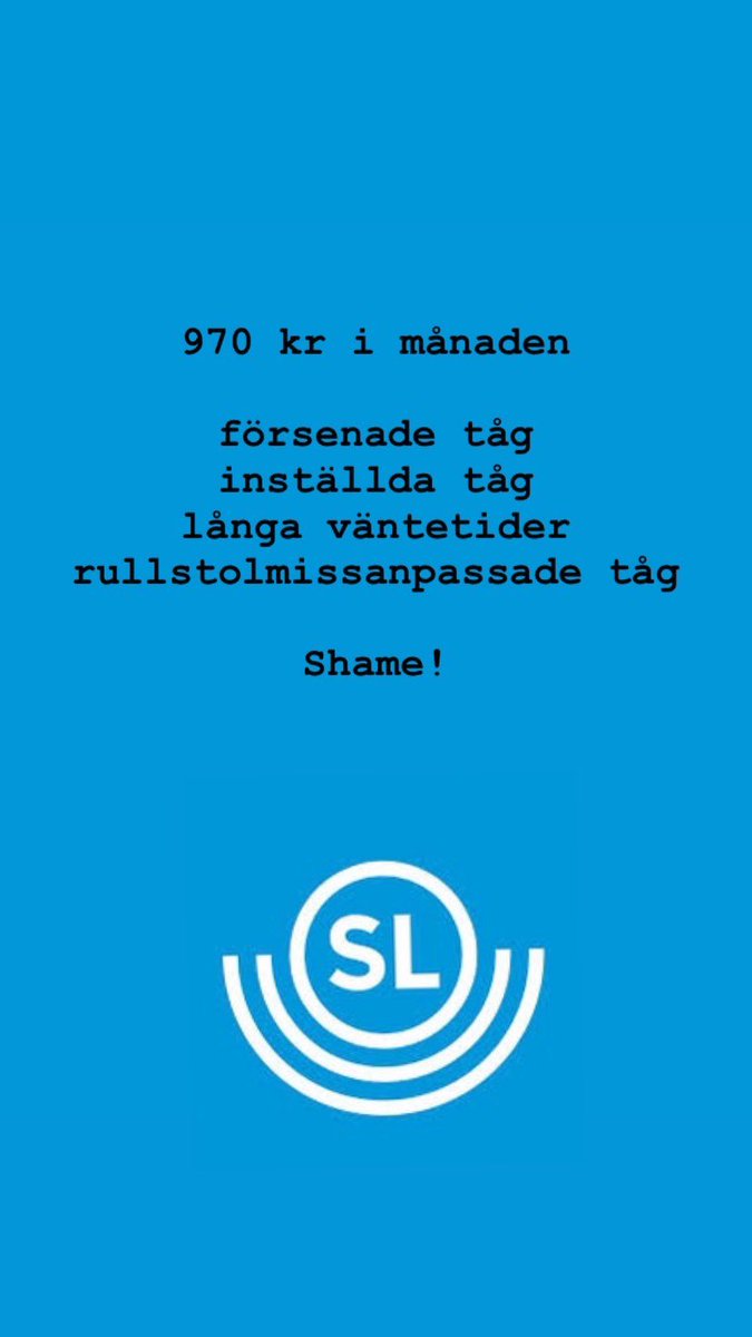 AsseAlpaslan's tweet photo. #Sl 
Personalbrist
Vagnbrist
Fel signal
Oväder

Oavsett vad man aldrig kommer fram i tid https://t.co/lNyUvNui1F