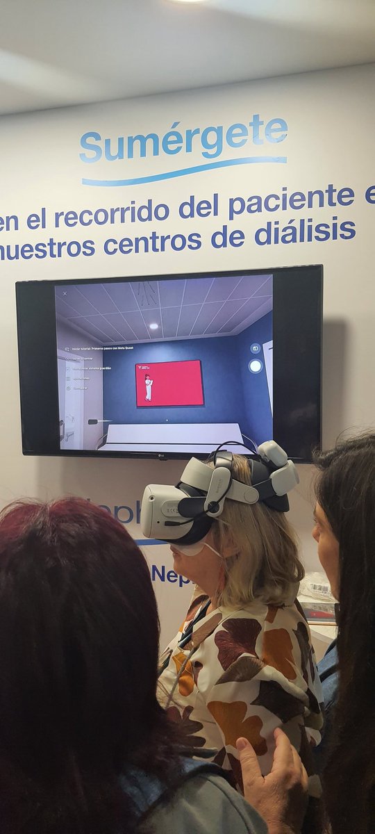 Ven a visitar nuestras clínicas @FMC_ES a traves de Realidad Virtual en el Congreso de la <a href="/SEDENenfermeria/">SEDEN</a> #SEDEN2023  #FreseniusMedicalCare #PatientExperience #EnfermeriaNefrologica