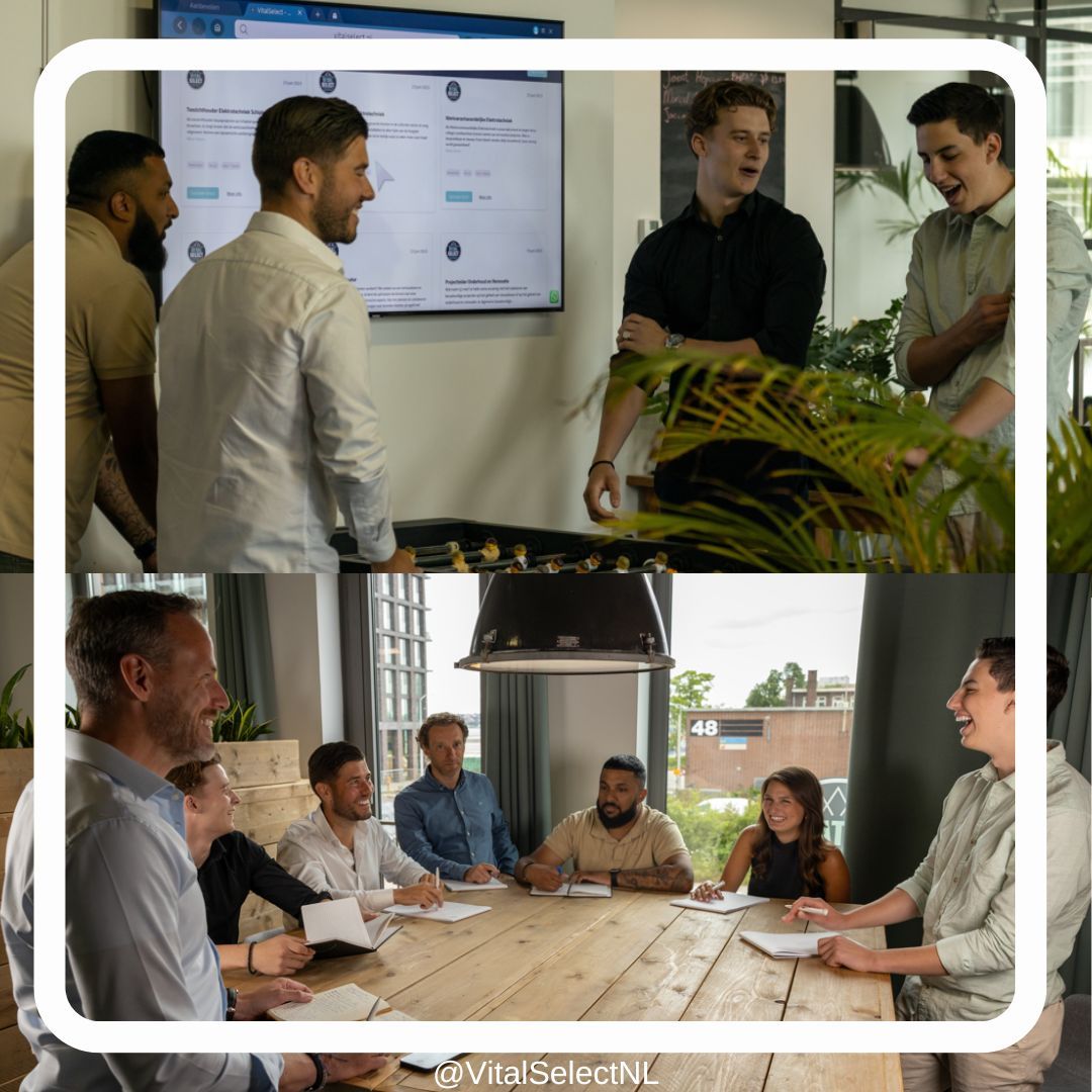 _VitalSelect_'s tweet photo. Bij VitalSelect geloven we dat een vrolijke en inspirerende werkomgeving de sleutel is tot succes. Voor ons is het niet alleen werk, maar draait het ook om plezier hebben. 😄 We streven ernaar om een positieve en gelukkige werkomgeving te creëren waarin onze werknemers groeien. https://t.co/kSeFBc6PYc