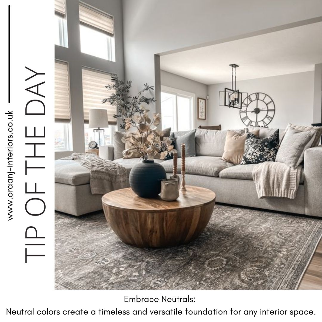 oraanjinteriors's tweet image. Discover the enduring beauty of neutral interiors. From soft greys to crisp whites, they provide a timeless canvas for your home. Explore more at oraanj-interiors.co.uk 🏡✨ #NeutralInteriors #TimelessDesign #VersatileSpaces #InteriorInspo #HomeDecor #InteriorDesign