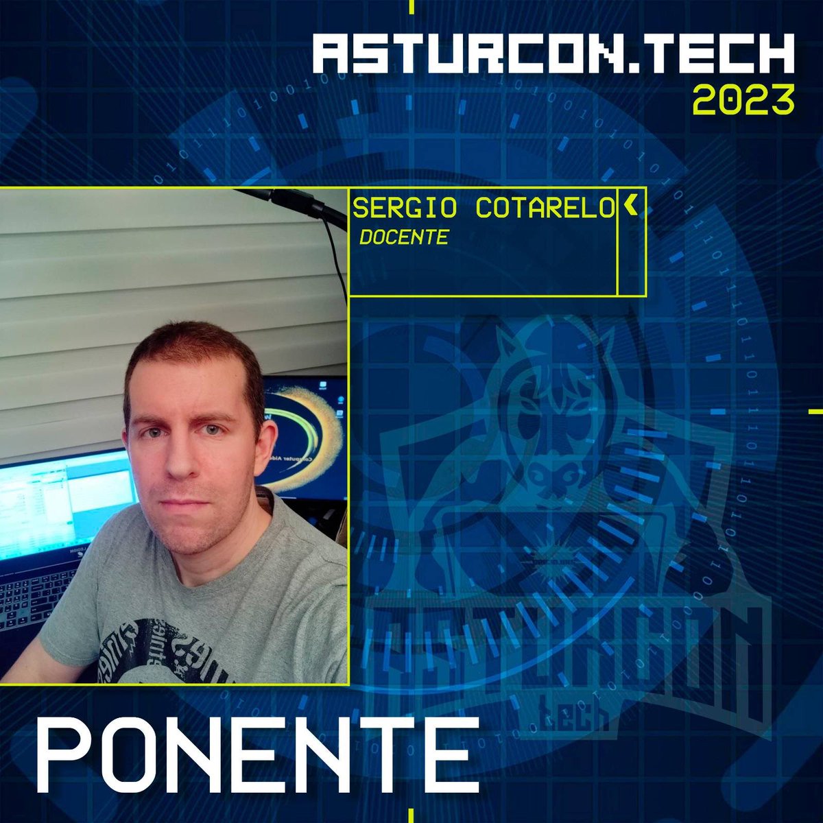 AsturCONtech's tweet image. 🚨Anuncio, anuncio!🚨
Nuevo ponente para #AsturCONTech23 

👨🏻‍💻 Sergio Cotarelo @sergiocofe 

📄 Docente de formación profesional para el empleo y empresas. Apasionado de las nuevas tecnologías, y de compartir el conocimiento. Siempre está dispuesto a nuevos retos. En la mayoría de…