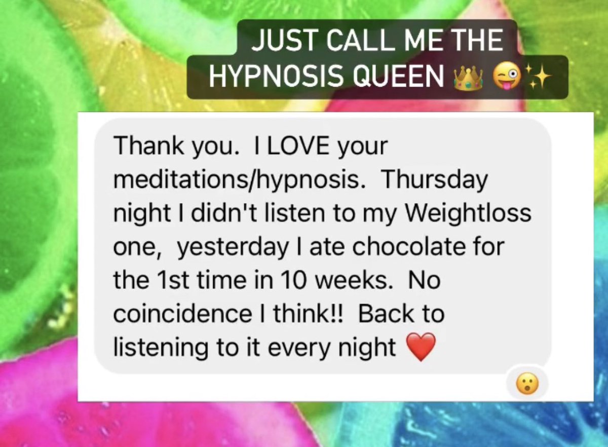 Weight-loss hypnosis 🎧✨💓…. client chit chat 💬😍💓… #weightloss #Hypnosis