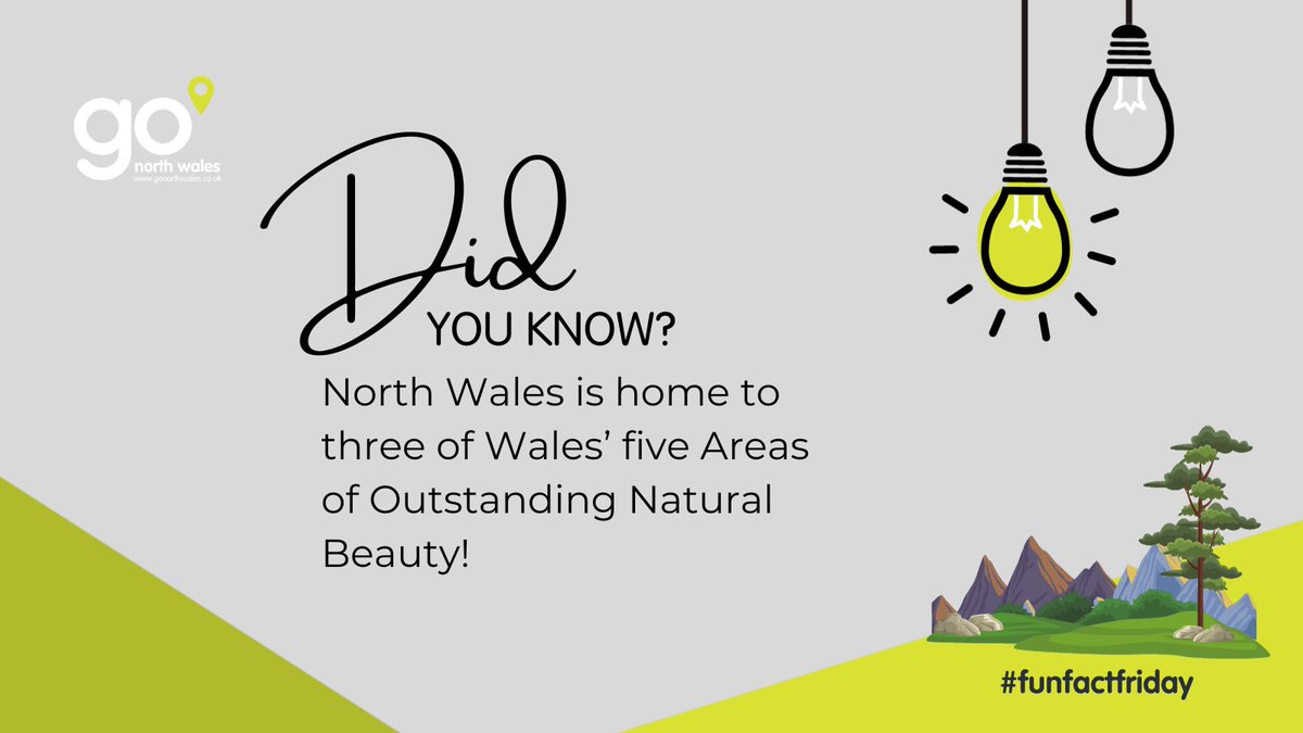 🌟 Get ready for a dose of #FunFactFriday! 

#findyourepic #gwladgwlad #GoNorthWales #NorthWales #VisitNorthWales #DiscoverNorthWales #ExploreNorthWales #AONB