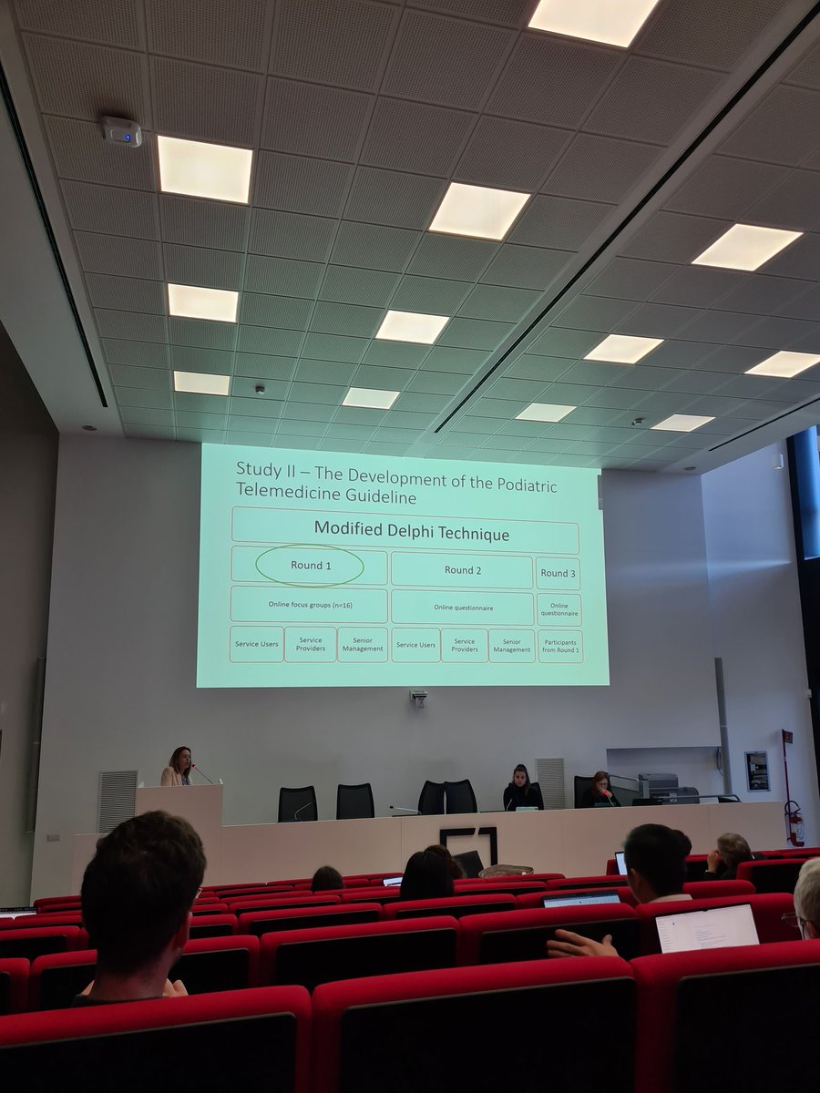 Thought-provoking presentation about podiatrics and telemedicine  #efmi #STC2023 #medicalinformatics