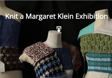 UofGknitting's tweet photo. Our Knit a Margaret Klein online exhibition is now open! Exhibition, sample library and public report on the project are now available to view - https://t.co/0Py4eolLcv Thanks again to all the marvellous volunteers  knitters who contributed so much to this project! https://t.co/aars1i1EXt