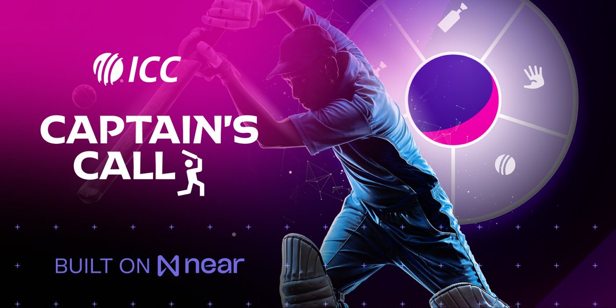 The second most popular sport in the world, #Cricket, goes #Web3! The <a href="/ICC/">ICC</a>  &amp; #NEAR partner in the #CricketWorldCup prediction game launching Captain's Call, aiming to boost fan engagement and loyalty. #Web3Cricket #CaptainsCall🏏