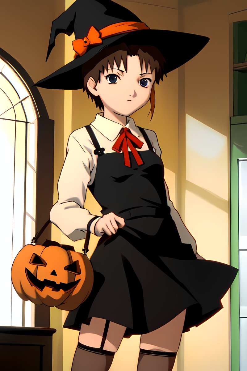 1998_lain's tweet photo. ♪♪♪ Trick or Treat ♪♪♪
AI lain のハロウィンイベントが開催中です！
どうぞお楽しみください 🎃👻

画像クレジット：852話
- - - - - - - - - - - - - - - - -
The AI lain Halloween event is under way!
We hope you enjoy this event.🎃👻

Image Credit: 852話 https://t.co/lAhMnJNxFh