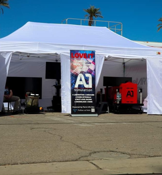 Buildsim's tweet image. Our Simulator is in Las Vegas in motion version on the dynamic Prosimu base. Great work by Parro Info Développement and A1Simulation team for being there.