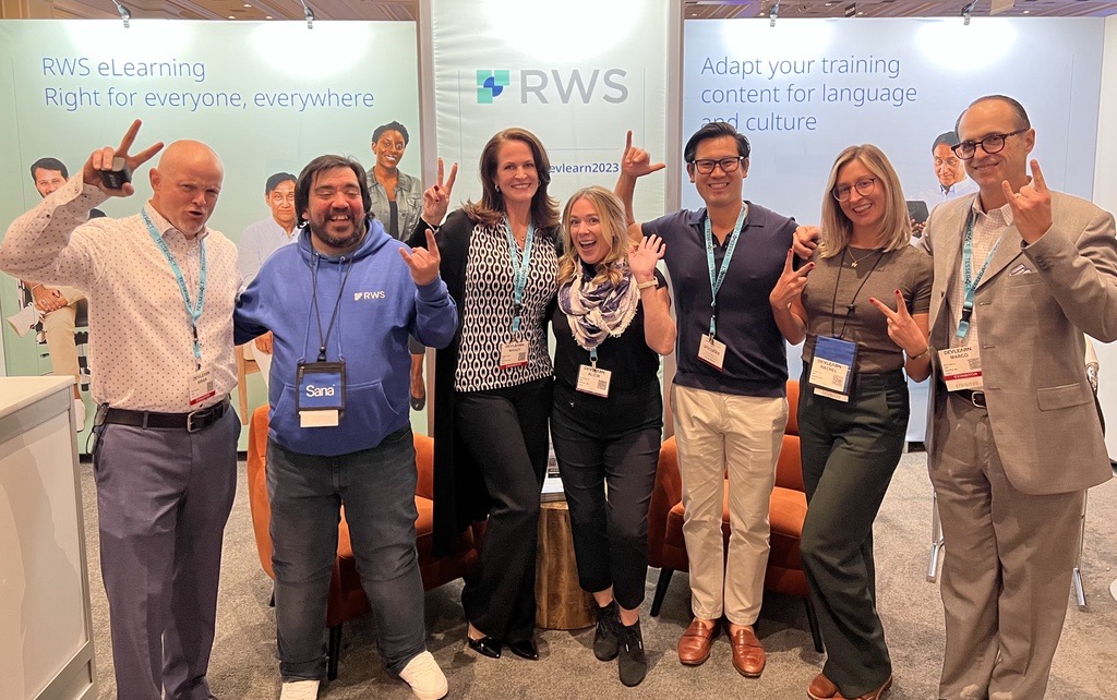 RWSGroup's tweet image. Greetings from #DevLearn2023 in the The Mirage Hotel in Las Vegas!
We hope you've had a chance to chat with our experts about how we can make your global training work for everyone 😉.
#eLearning #RWSLearning #Learning