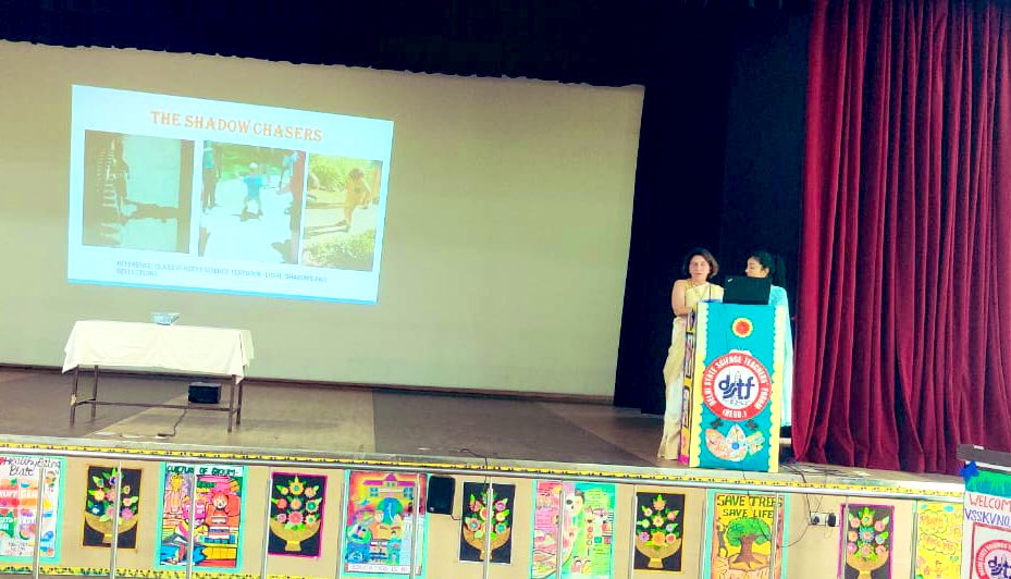 Dir_Education's tweet photo. Dignitaries from Sc. Branch including Madam @ZareenTajDoE ADE graced the occasion!

It is followed by Plenary session, deliberations by practicing teachers; experiential learning, Science Exhibition &amp; Related activities!

Guest Speaker was Dr. Rashmi Sharma, Ass. Head, INSPIRE https://t.co/MtGhEfOEgm
