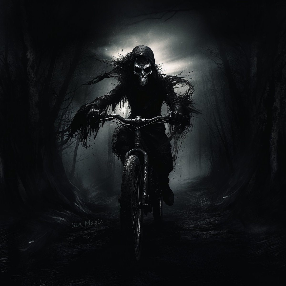 Sea Magic (@sea_magic) on Twitter photo <a href="/StarbeamOne/">starbeam.one</a> ▪️The Crossroads of Life▪️
#art #aiart #spirit #rider #ghost #darkart #artchallenge <a href="/StarbeamOne/">starbeam.one</a> ▪️The Crossroads of Life▪️
#art #aiart #spirit #rider #ghost #darkart #artchallenge
