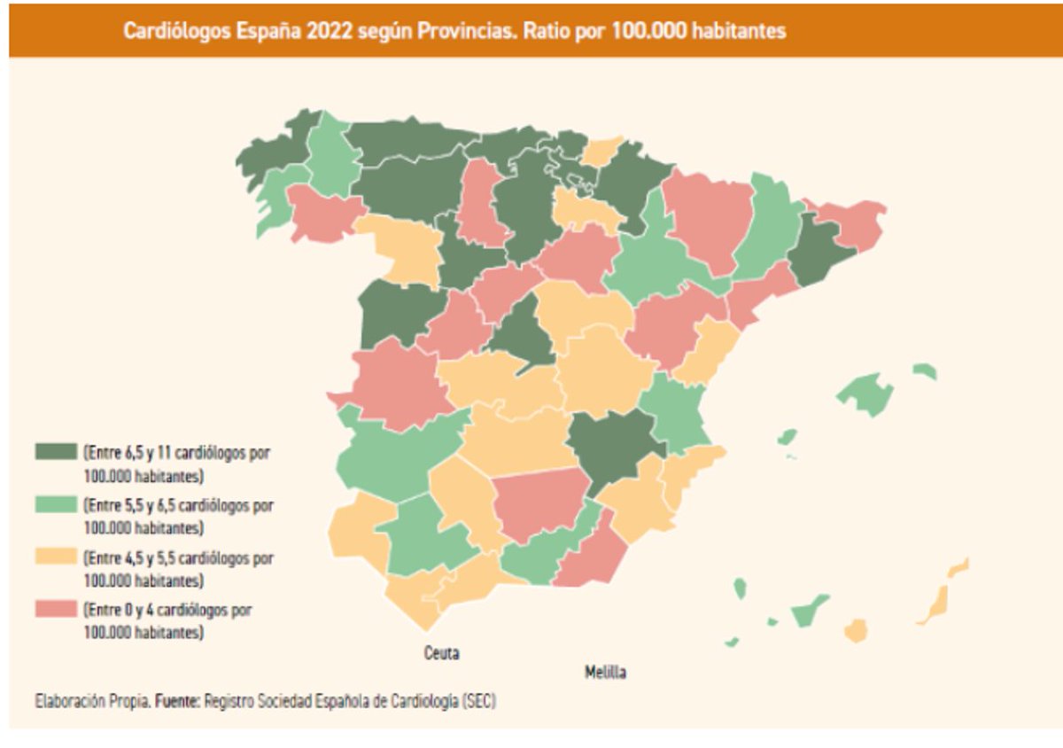 Si eres cardiólogo y estás pensado establecerte... igual este mapa te ayuda a buscar destino.

Si eres cardiópata y estás pensando fijar tu residencia...igual este mapa te ayuda a buscar destino. (Fuente congreso SEC)