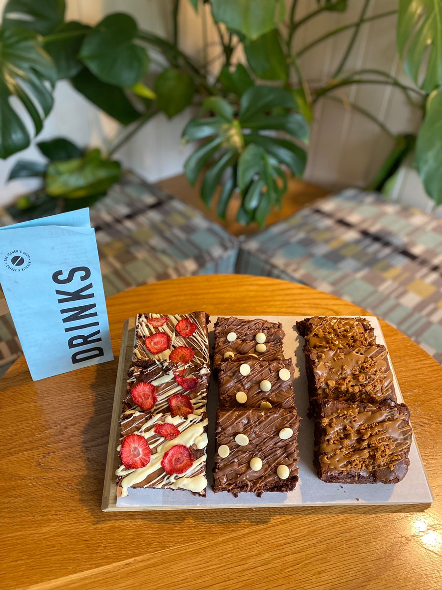 Homemade Brownies back on the counter! 😍 #glutenfree #brownies #homemade #homebaking #coffeeshop #thejoinersshop #inglebycross #discoverhambleton #stokesley #northyorkshire #northallerton
