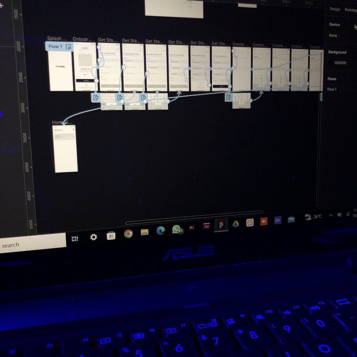 I prototype after designing each screen to be double sure I didn’t leave any screen out even after doing my paper wireframes.

When do you prototype your design; during or after the design?
