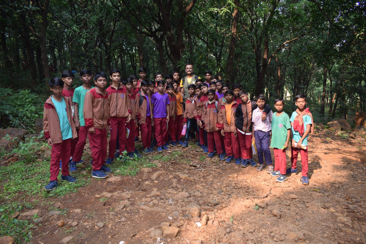 EMRS_TITVE's tweet photo. Visit to forest area nearby school as a part of field visit related science subject topic of class VIII - Conservation of plants &amp; animals.
@nests_emrs @TribalAffairsIn @PIB_MoTA @Cbse_official @ncert https://t.co/y7kjlwV2zp