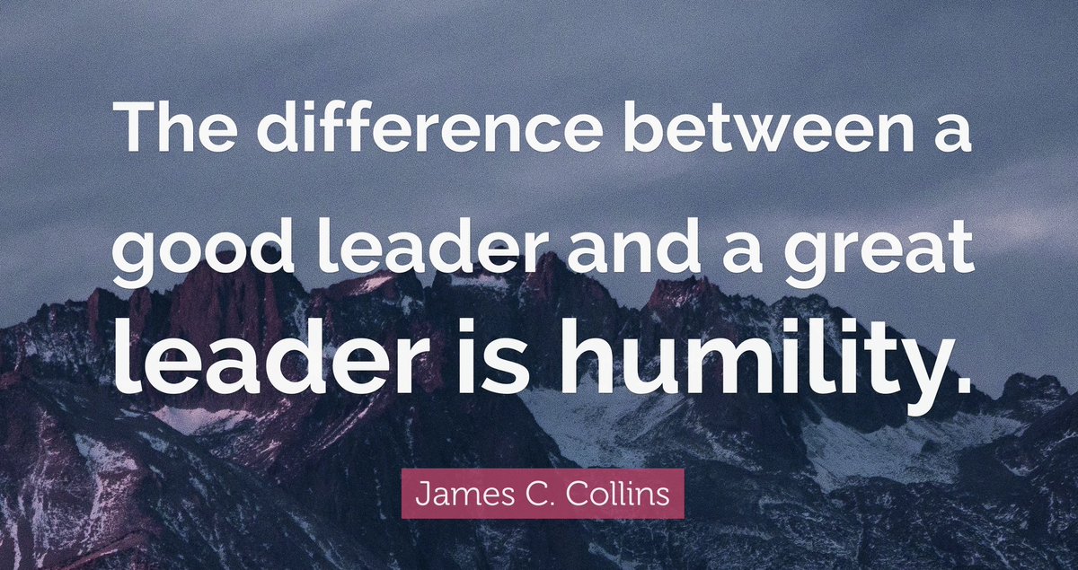 The difference between a good leader and a great leader is humility. #education #teachers #leadership #sped #autism #teachertwitter