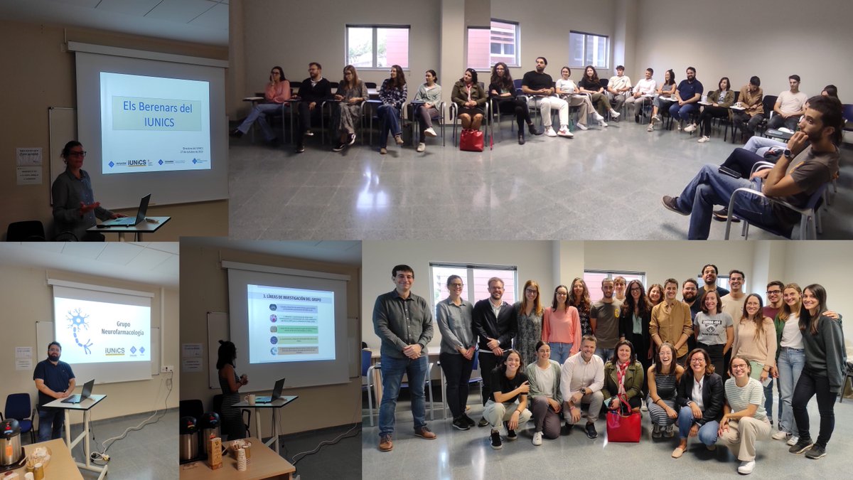 IUNICS-Research Institute of Health Sciences (@iunics_uib) on Twitter photo Avui hem inaugurat "Els berenars del IUNICS" amb gran representació de predocs i postdocs júniors del grups de recerca de l'institut i amb la visita del Vr. de Política Científica i Investigació <a href="/UIBuniversitat/">Universitat de les Illes Balears - UIB</a> Avui hem inaugurat "Els berenars del IUNICS" amb gran representació de predocs i postdocs júniors del grups de recerca de l'institut i amb la visita del Vr. de Política Científica i Investigació <a href="/UIBuniversitat/">Universitat de les Illes Balears - UIB</a>