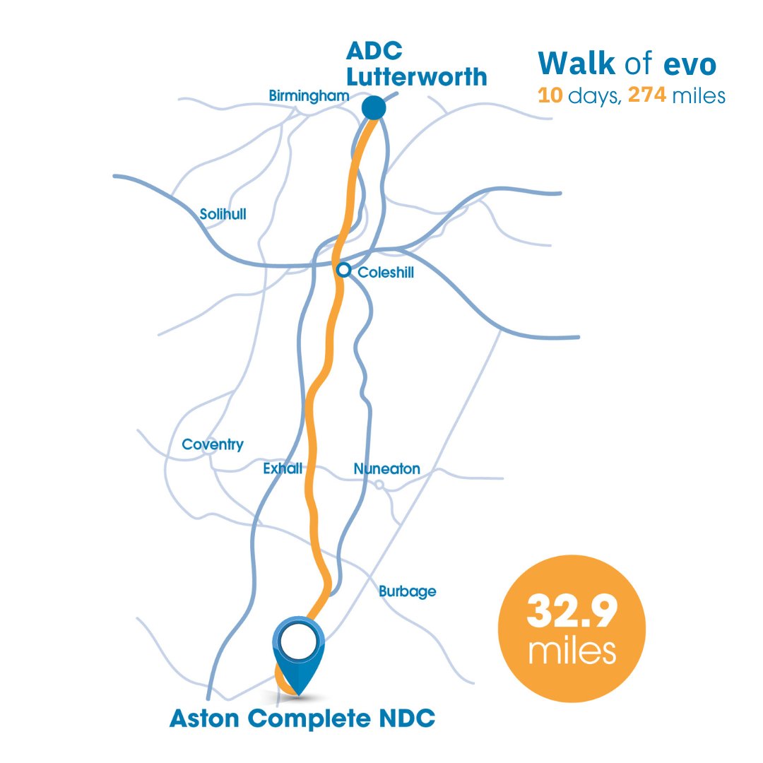 We're halfway through the #Walkofevo! Steve has walked 130 miles and 259,000 steps since Monday. Today he and the team will take on 32.9 miles. We are grateful for @Indpersonnel sponsorship and their help in meeting our fundraising goal!

Support here: hubs.li/Q026XSkd0