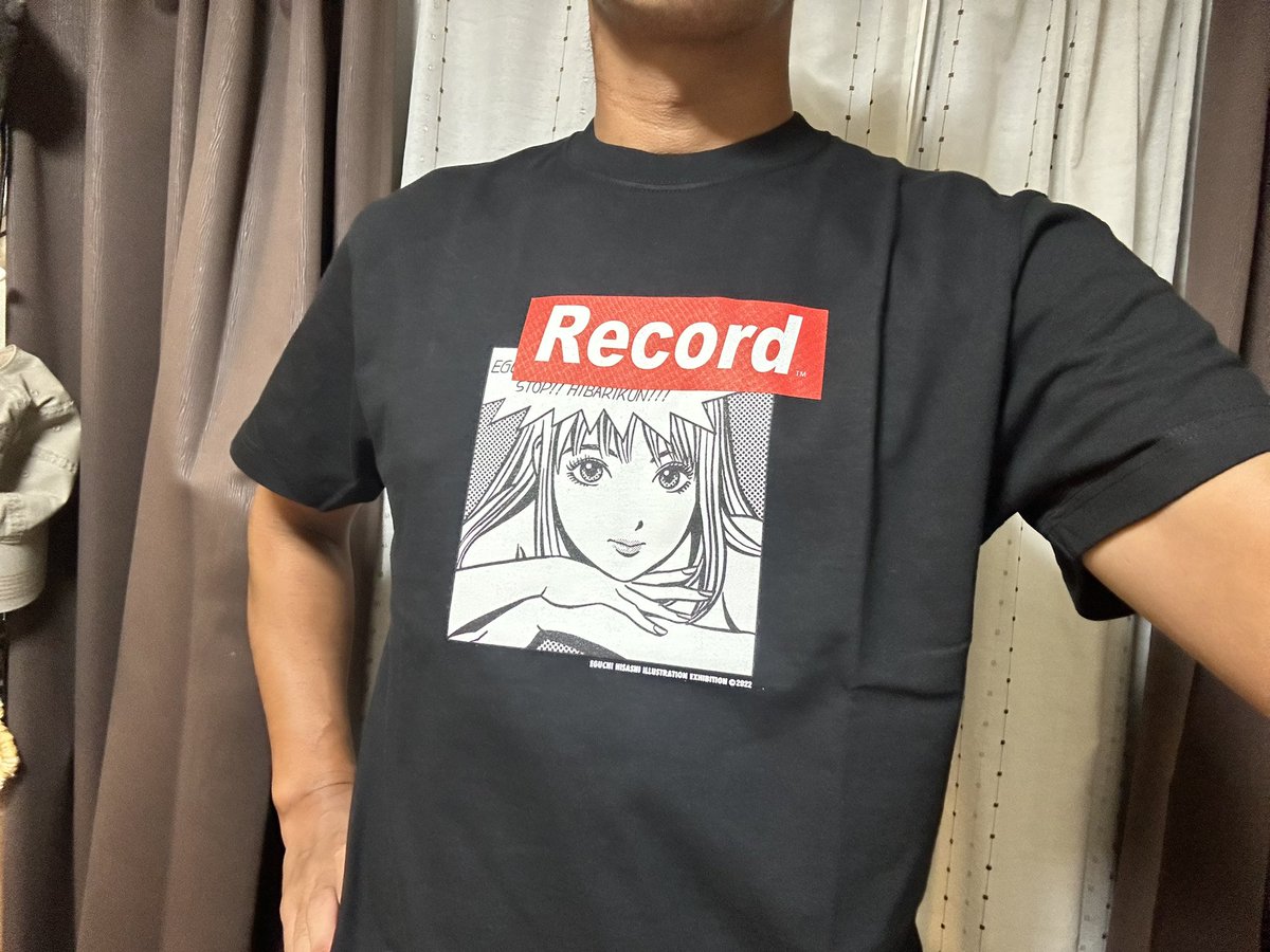 sanojunya0109's tweet photo. ファンの方から頂きました！
やっぱり江口寿史先生の��を着て生きれるとか最高！
ありがとうございます！
#江口寿史
#NOTCOMPLETED
#record https://t.co/nzNL51KBIh