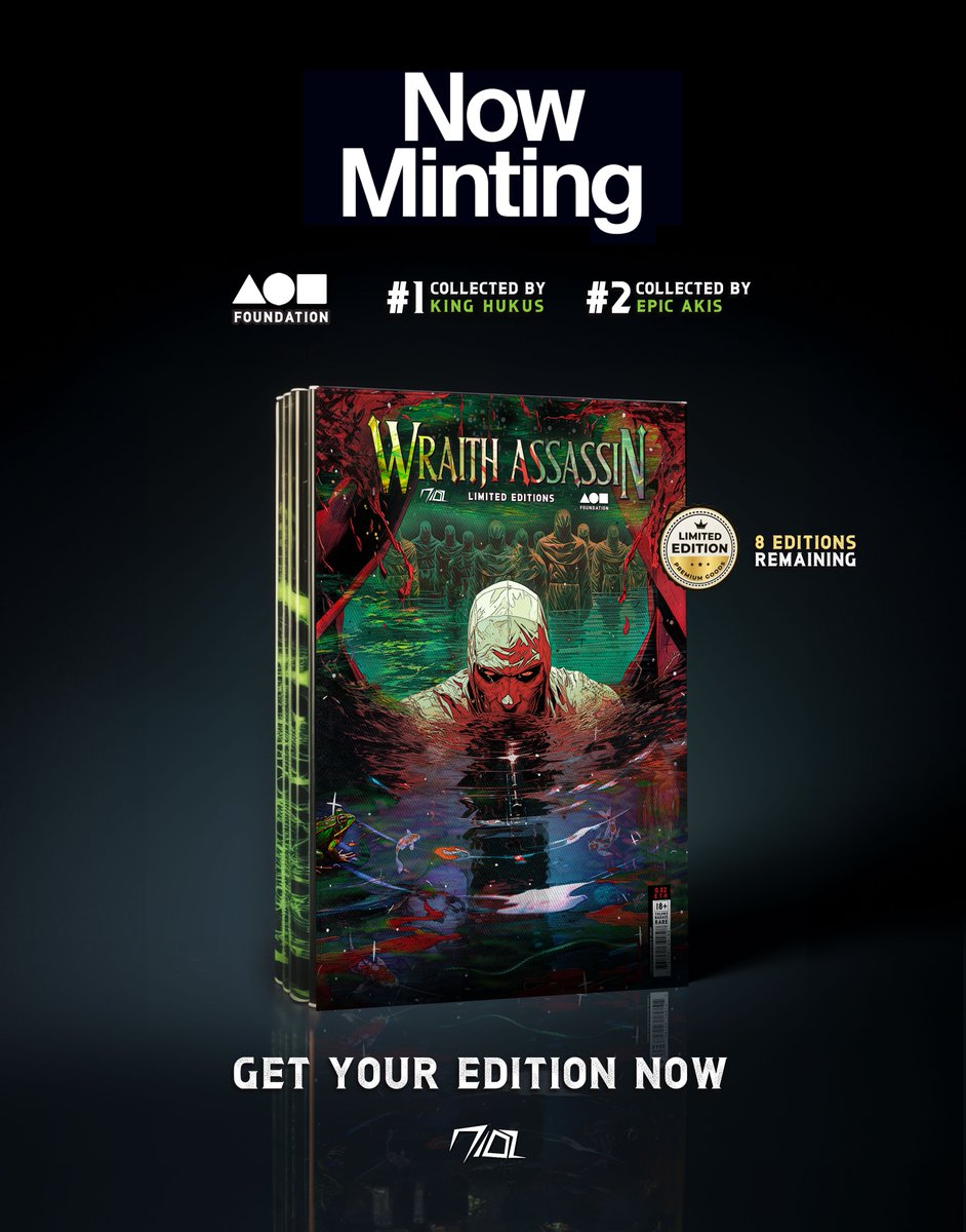 nidzartt's tweet image. GM ❤️‍🔥

𝐖𝐑𝐀𝐈𝐓𝐇 𝐀𝐒𝐒𝐀𝐒𝐒𝐈𝐍🩸 UPDATE

Big Shoutout to none other than the greatest @0xhukus &amp;amp; @Akis_NFTs for acquiring Edition #1 &amp;amp; #2. 

ONLY 8 Editions Left | 0.02 $ETH 

Don't miss this Bad Ass Edition 🔥 @foundation
#ETH #ETHNFTs #NFTCommunity #editions