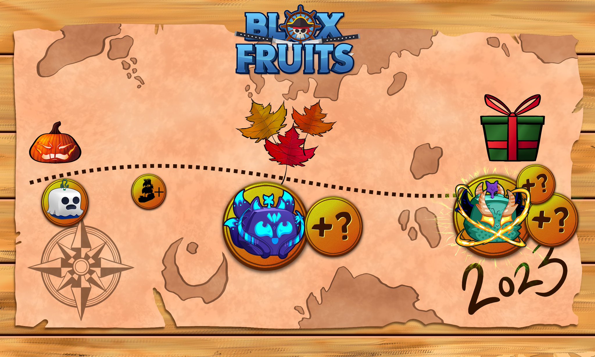 BLOX FRUITS 2: MEGA ATUALIZAÇÃO DE 2023 E TUDO SOBRE AS FRUTAS, COMBATES,  ESPADAS E ILHAS! 