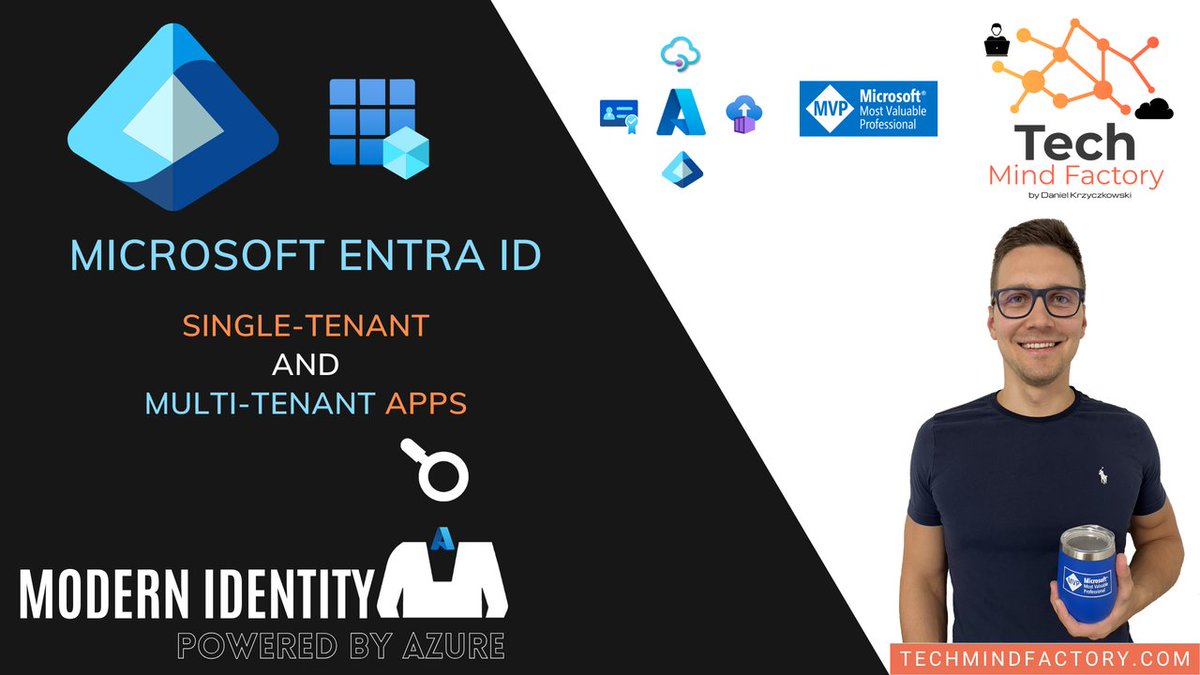 Learn more about single and multi-tenant applications concepts in Microsoft Entra ID from my new video: youtu.be/NyZz1ICG7dQ

#microsoftentra #azuread #identity #multitenantapplications #mvpbuzz #microsoftentraid #appdevelopment #azurecloud #modernidentity