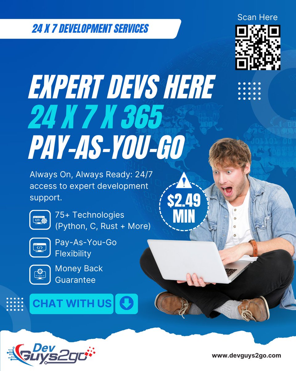 techguys2go's tweet image. Round-the-clock Development Help and guidance is only a call away with #DevGuys2Go! 🔧

#python #pythonhelp  #pythonsupport #programming #coding #developmenthelp #programminghelp #csharp #rust #kotlin #ios #androiddevelopment 

pressth.is/sohHj