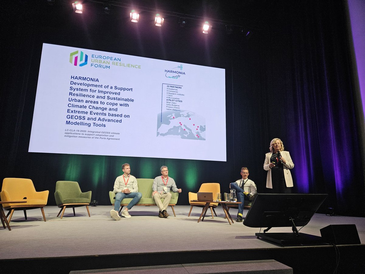 ProjectHarmonia's tweet photo. Last week, we presented the #Harmonia project at the #EURESFO @Urb_Resilience Forum in #Cascais, Portugal🇵🇹
Engaging discussions on urban resilience, digital tools, and data analysis with industry experts! #UrbanResilience #HarmoniaProject
➡️https://t.co/U5O0d64L99 https://t.co/fw6Ao128Lr