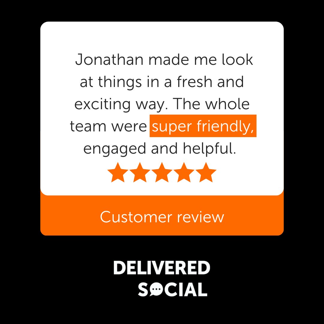 Delivered Social tweet media