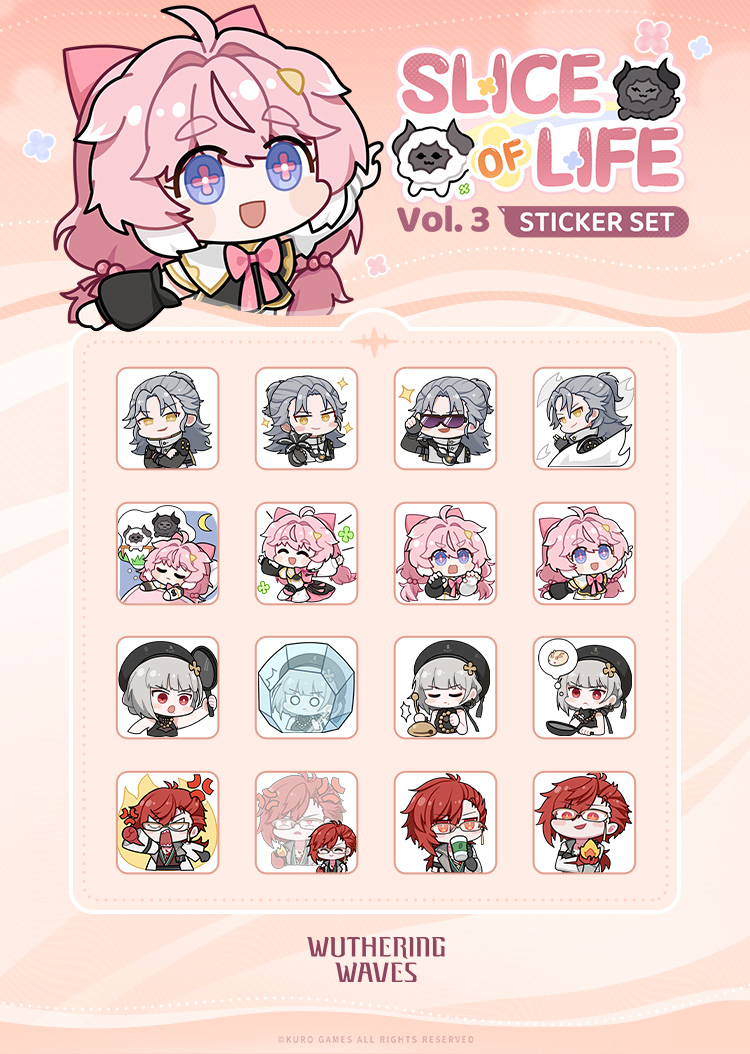 Wuthering Waves on X: “Here is Wuthering Waves Sticker Set - Slice