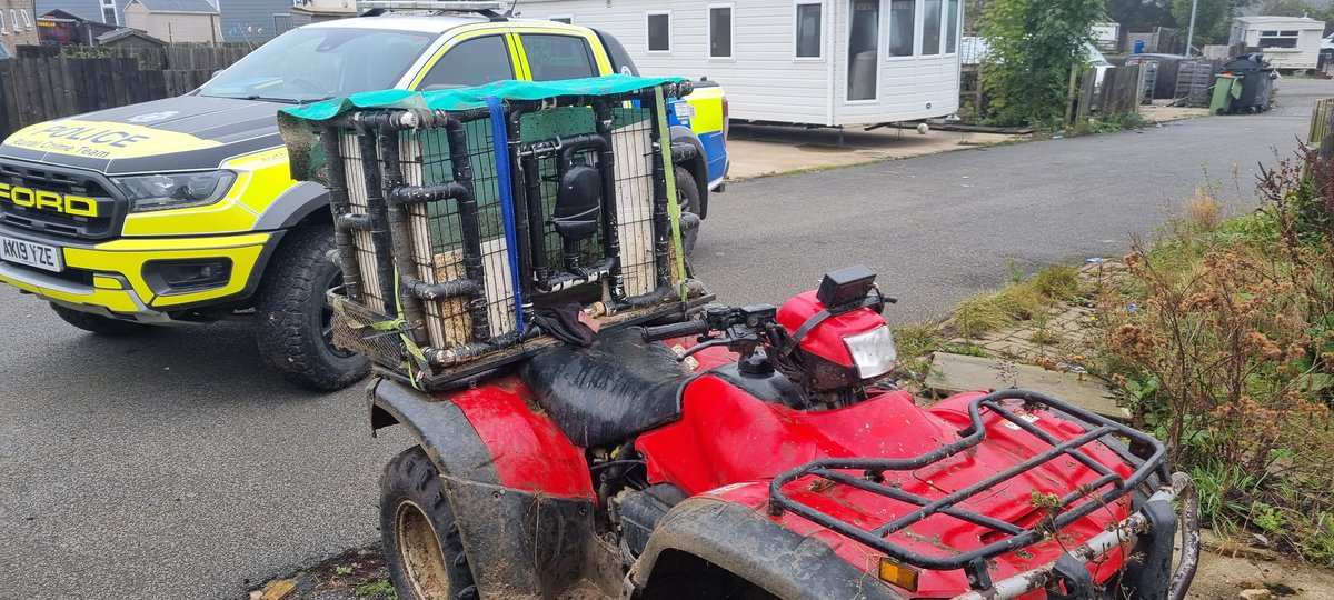 NorPol Rural Crime Team (@norpolrural) on Twitter photo Following increased reports of hare coursing on North Northants and x border with <a href="/bedspolicerural/">Beds Police Wildlife & Rural</a> <a href="/CambsRuralCops/">Cambs Rural Cops 🚜🚮🏰🦊🦇</a> with a red quad being used, we have found and seized said quad, used in crime. Investigations ongoin #OpGallileo Following increased reports of hare coursing on North Northants and x border with <a href="/bedspolicerural/">Beds Police Wildlife & Rural</a> <a href="/CambsRuralCops/">Cambs Rural Cops 🚜🚮🏰🦊🦇</a> with a red quad being used, we have found and seized said quad, used in crime. Investigations ongoin #OpGallileo
