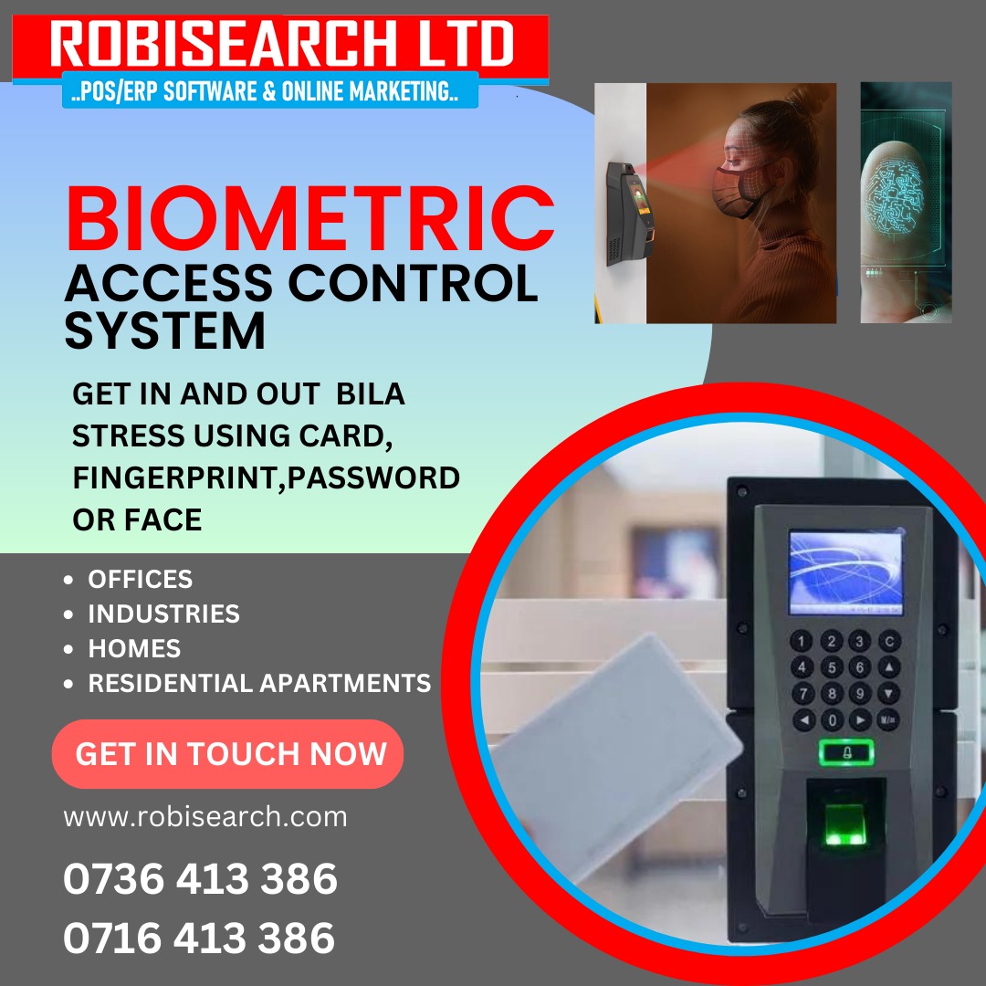 With an access control system-maintain peace of mind while always maximizing the protection and security of your business📞0780655987
#RobisearchFreeMarketDay
JoinRobisearch XSpaceLeo
Promote Bizna NaRobisearch