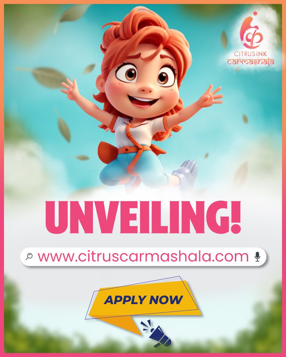 CitrusIncstudio's tweet photo. Good News !! 

The Citrus Carmashala website is live !! 

Unveiling https://t.co/Suqeb8Pntv!! Apply Now and book a seat in your favourite course !! 
#citrusink #teamcitrus #citruscarmashala #citrusvfx #animation #vfx #gaming #courses #batch1 #commencing #register https://t.co/y9mIhjCVbt