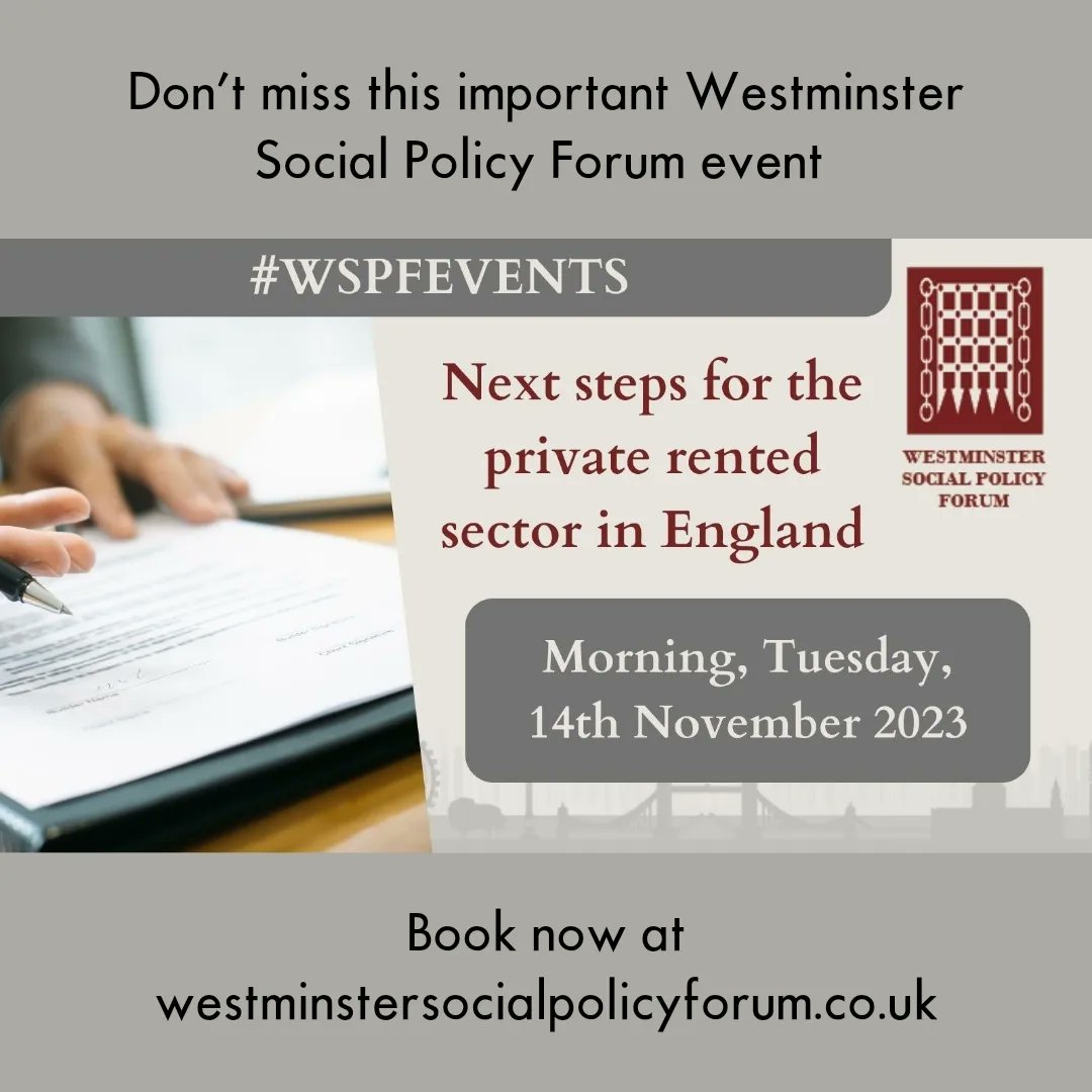 Our MD <a href="/MarkLoughnane/">Mark Loughnane</a> will be speaking at this <a href="/WSPFEvents/">WSPF Events</a> conference in November. Will you be there? westminstersocialpolicyforum.co.uk