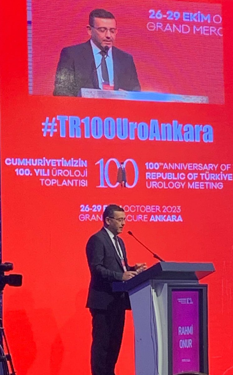 Cumhuriyetimizin 100. Yılı Üroloji toplantısında bugün uydu sempozyumu ve konuşmalarımızı gerçekleştirdik.
We completed our satellite symposium and lectures today in #TR100UroAnkara