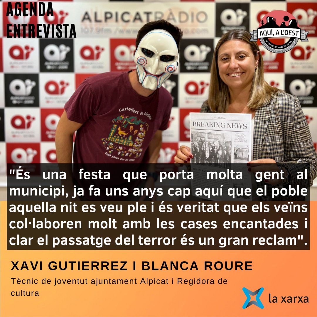 aquialoest's tweet photo. Alpicat torna a celebrar un any més la festa de la Castanyada amb un seguit de propostes que faran gaudir a petits i grans. No us perdeu tota la programació que hi ha preparada per al 31 d'octubre per viure una tarda/nit terroríficament divertida!

Avui a partir de les 17.05h! https://t.co/8K0bV2RJz0