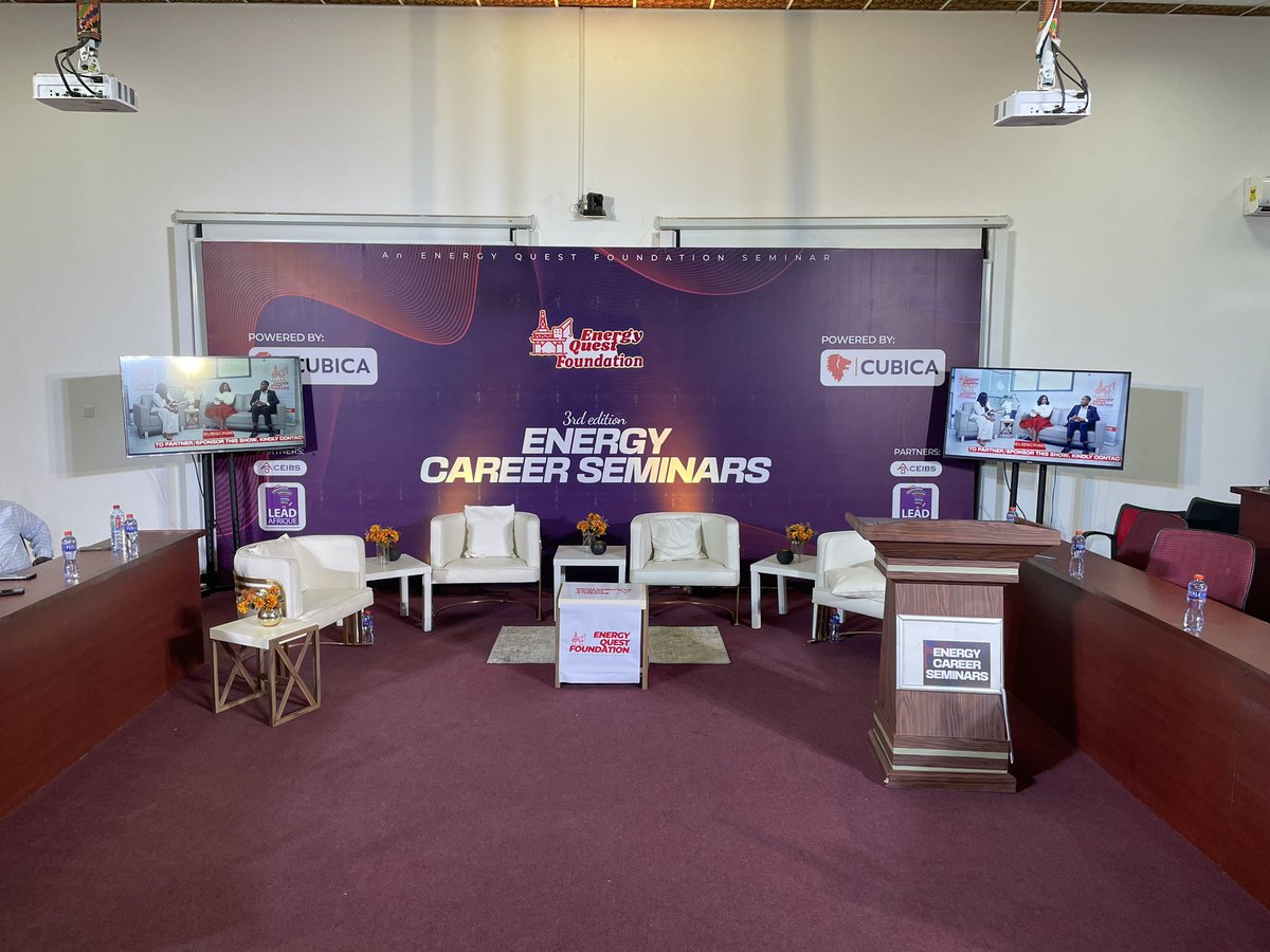 energyquestgh's tweet image. The stage is all set! The energy career seminar is about to kick off.🚀

Get ready for an exciting journey into the world of energy careers, where experts and innovators share their insights and wisdom.💪👩‍🔬👨‍💼

#ECS2023
