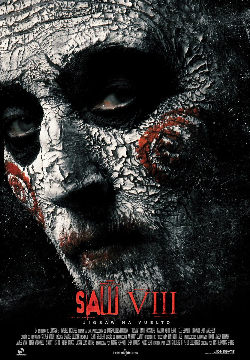 Hoy en 2006 y 2017, 'Saw III' y 'Saw VIII' llegaron a las pantallas estadounidenses, expandiendo el suspense de esta exitosa franquicia. Dos capítulos más en la trama llena de giros sorprendentes.

¿Qué opináis de estas dos películas?

#SawIII #Cine