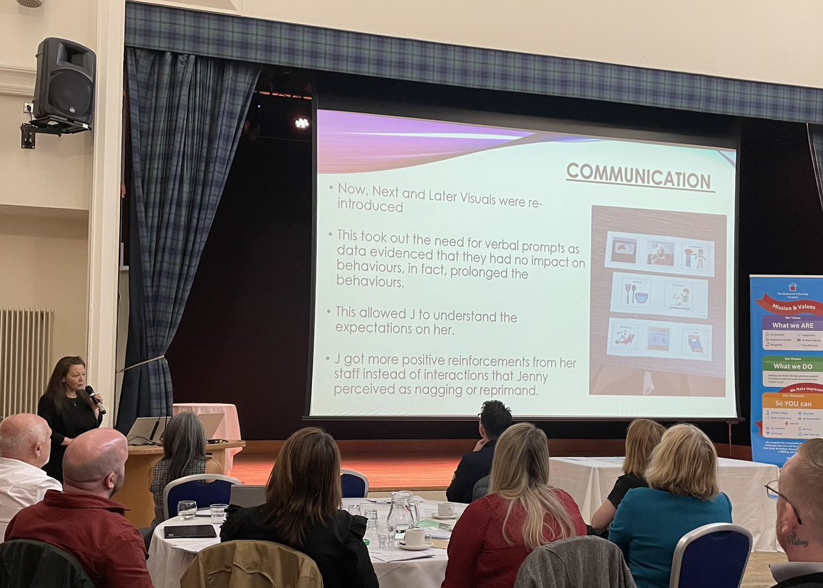 RichmondScot's tweet photo. Next up, we’re hearing from Catherine McGill, a second candidate who has successfully gained her qualification in Advanced Practice in Positive Behaviour Support 🎉 #TRFSawards #alternativecommunication #coproduction https://t.co/LA4M945LzJ