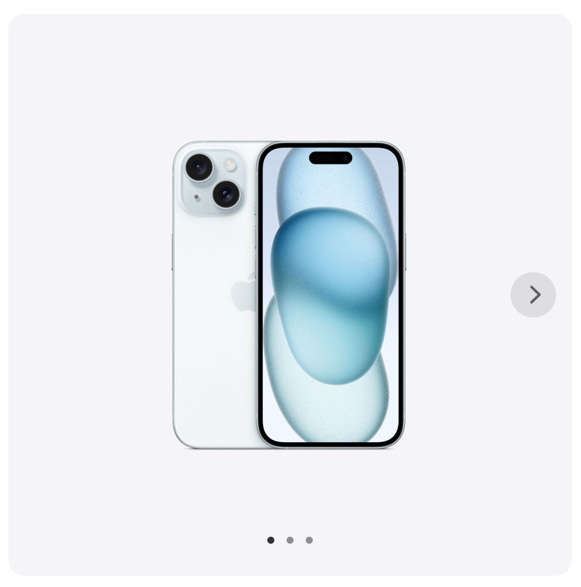 minibonzo's tweet photo. The light, desaturated colours of the base iPhone 15 work really well, although I have never liked light colours for tech. The wallpapers for these also really help. https://t.co/lZrzbSSBxX