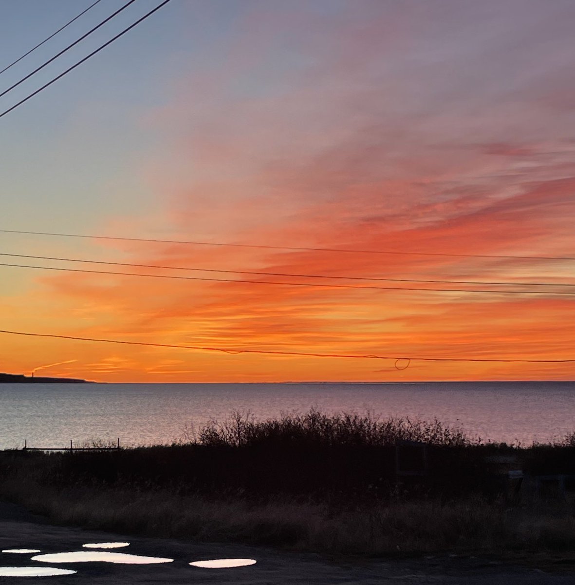 Great Labrador morning, Point Amour Lighthouse on the left.