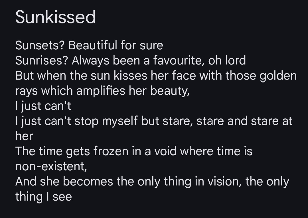 prasu697's tweet photo. just saw her and couldn't help but write this. https://t.co/EameygadA3