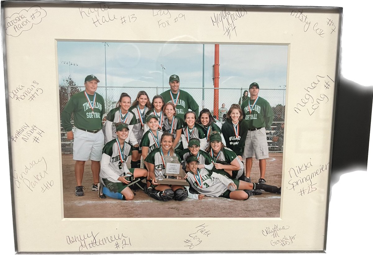 TWENTY years ago today, I was fortunate enough to take the field with my GREAT friend, <a href="/TBHSSoftball/">Coach Richardson</a> and some AMAZING young ladies with <a href="/SoftballTHS/">Timberland Softball</a> &amp; cap off a VERY special season!!

This team went from 5-5 to State Champs in 5 weeks!!

#WEbeforeME