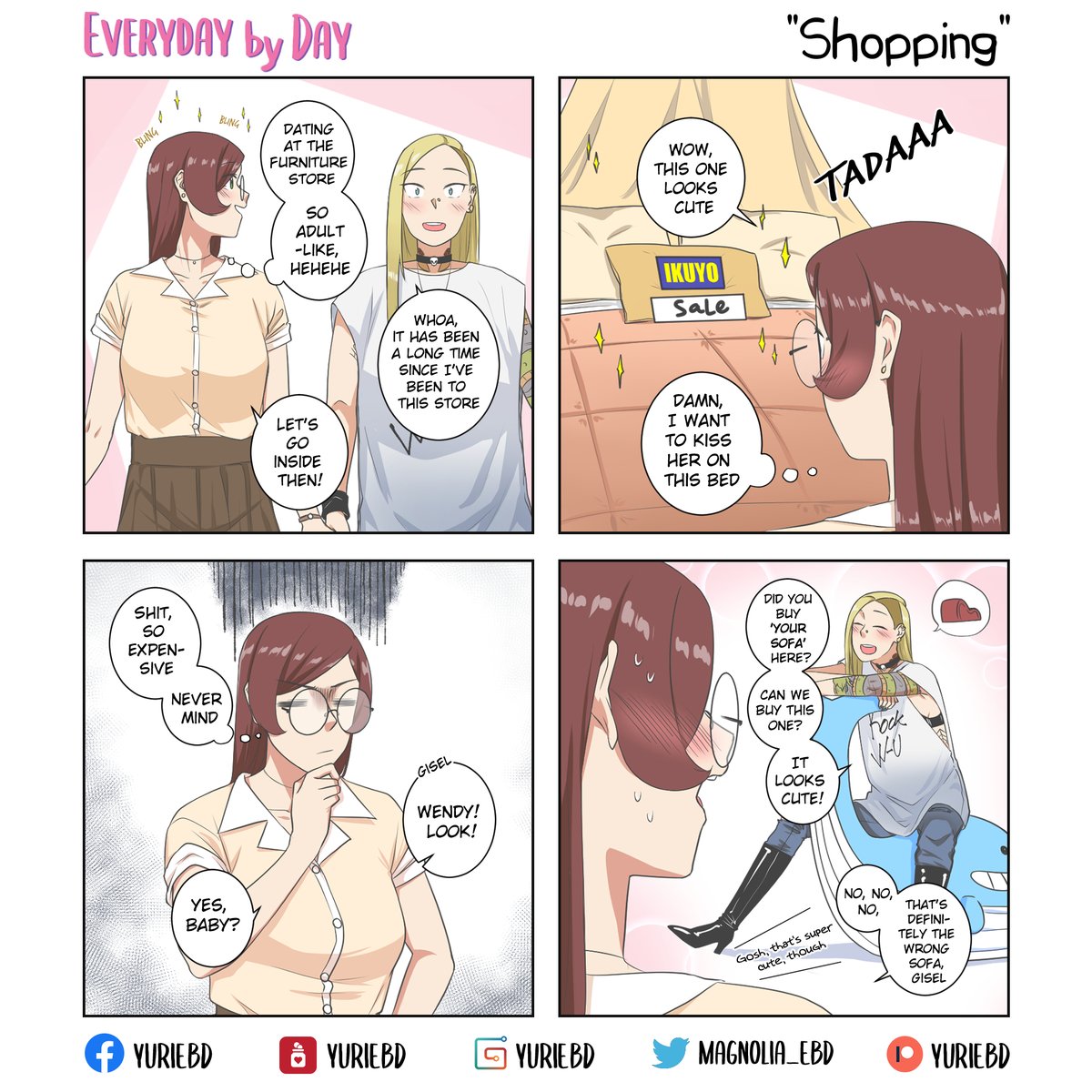 magnolia_ebd's tweet photo. Everyday by Day 4koma - Chap 073
"Shopping"
Wendy, please hold yourself π«
---
#EBD_gwen #EBD_gisel #EBD_wendy #YuriEBD #Magnoliateam https://t.co/Jku9e7xvPi