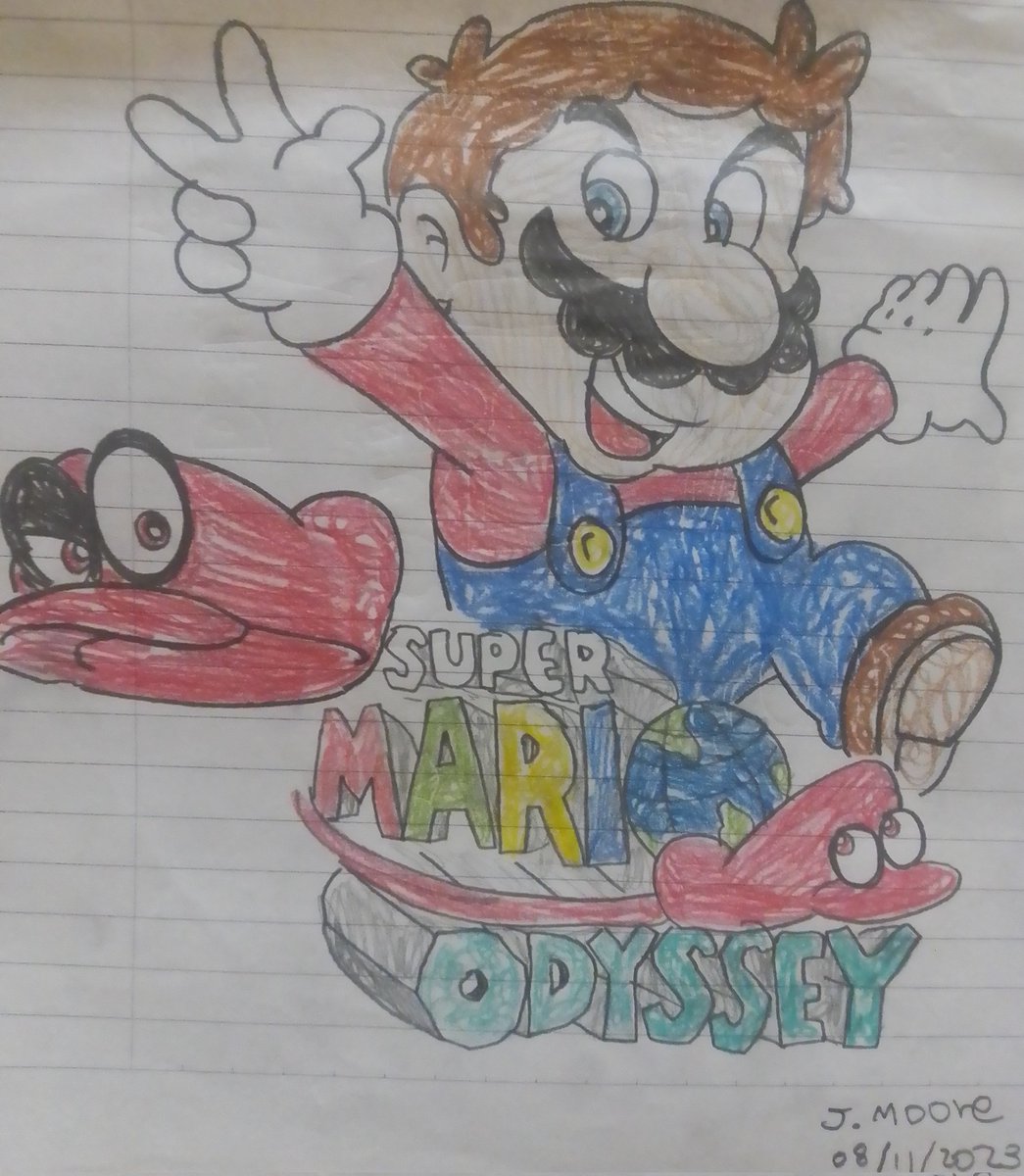 Happy 6th anniversary, Super Mario Odyssey
#supermario #Mario #SuperMarioOdyssey #myartwork #todayingaminghistory #OnThisDay #handrawnartwork #NintendoSwitch #6yearsofsupermarioodyssey #supermarioodyssey6thanniversary #6yrssupermarioodyssey #6thanniversary #Nintendo #mariofanart